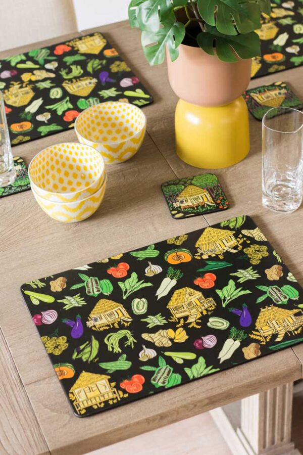 Bahay Kubo Placemats – Set of 4