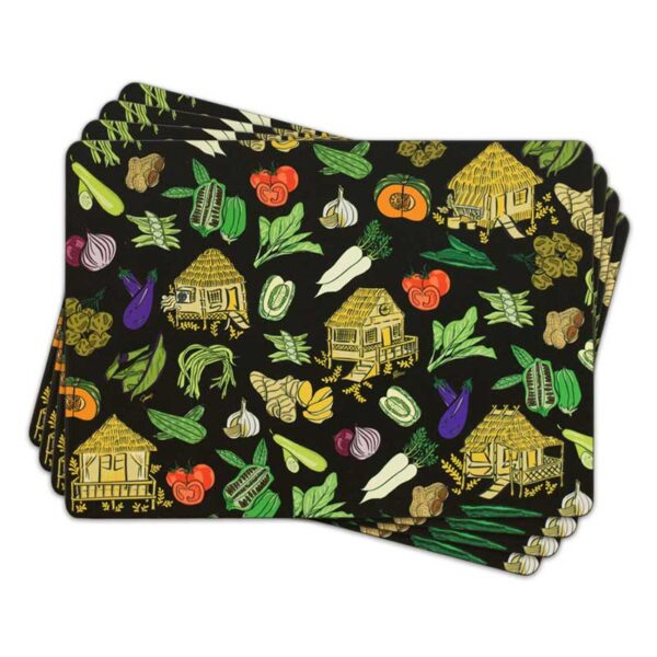 Bahay Kubo Placemats – Set of 4