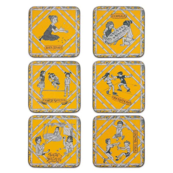 Laro, atbp. Coasters- Set of 6